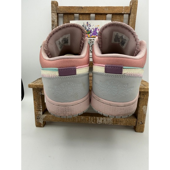 Jordan 1 Low SE Easter Arctic Punch Purple Pulse Womens Size 9 DJ5196-615 - Picture 11 of 11